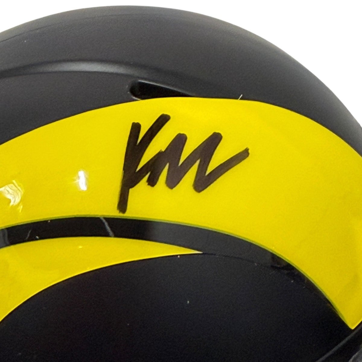Kyren Williams Signed Los Angles Rams Rivalries Mini Helmet JSA Witness COA