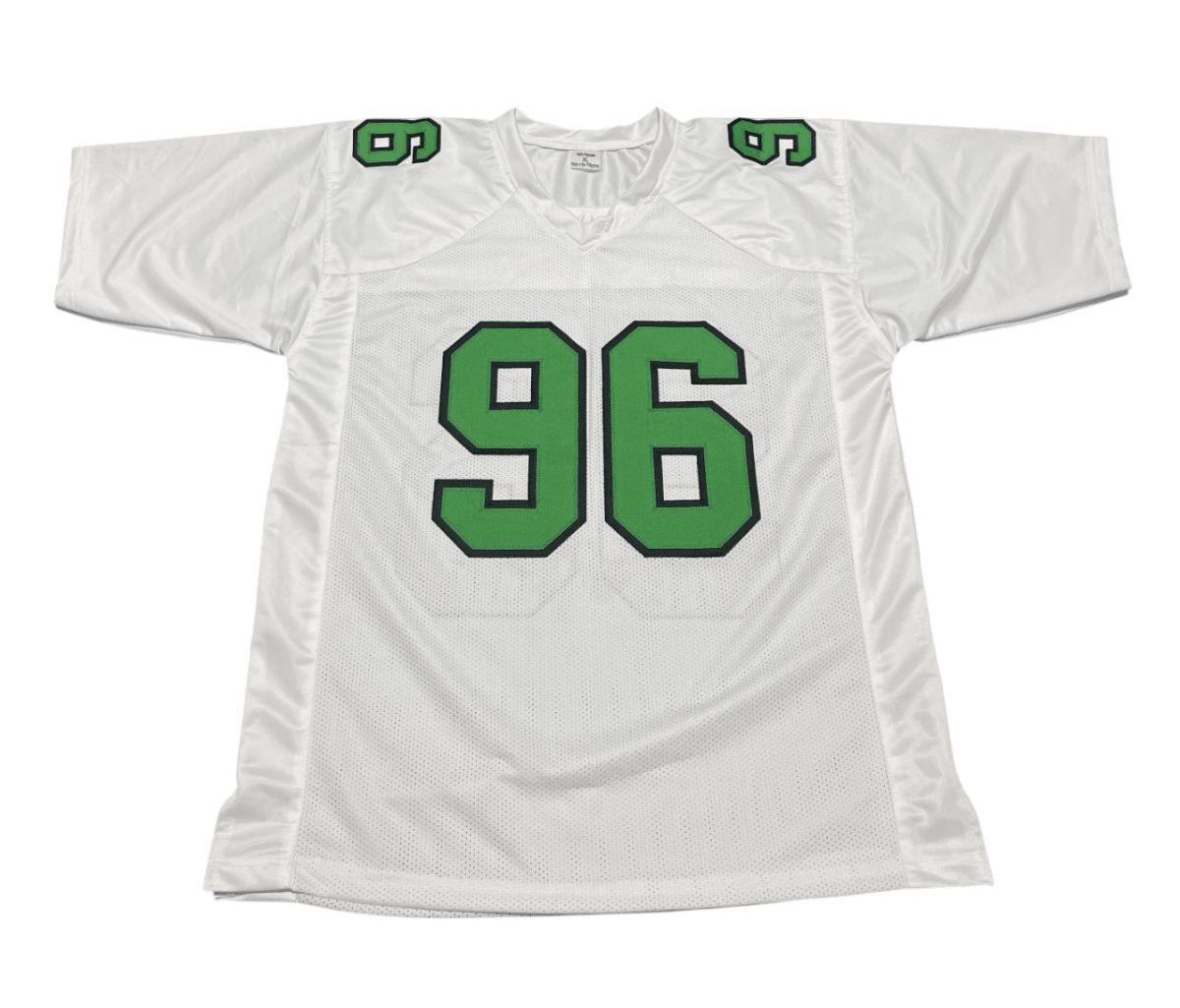 Clyde Simmons Signed Philadelphia Eagles Custom Jersey Beckett Witness BAS COA