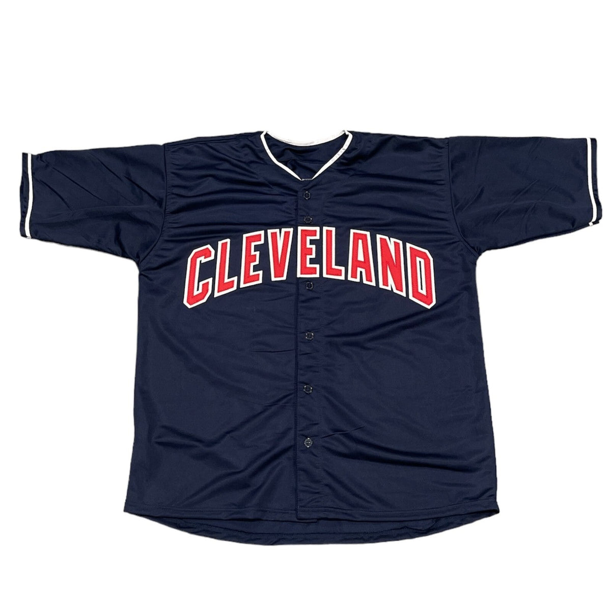 Omar Vizquel Signed Cleveland Custom Jersey w/ 11x GG Beckett Witness BAS COA