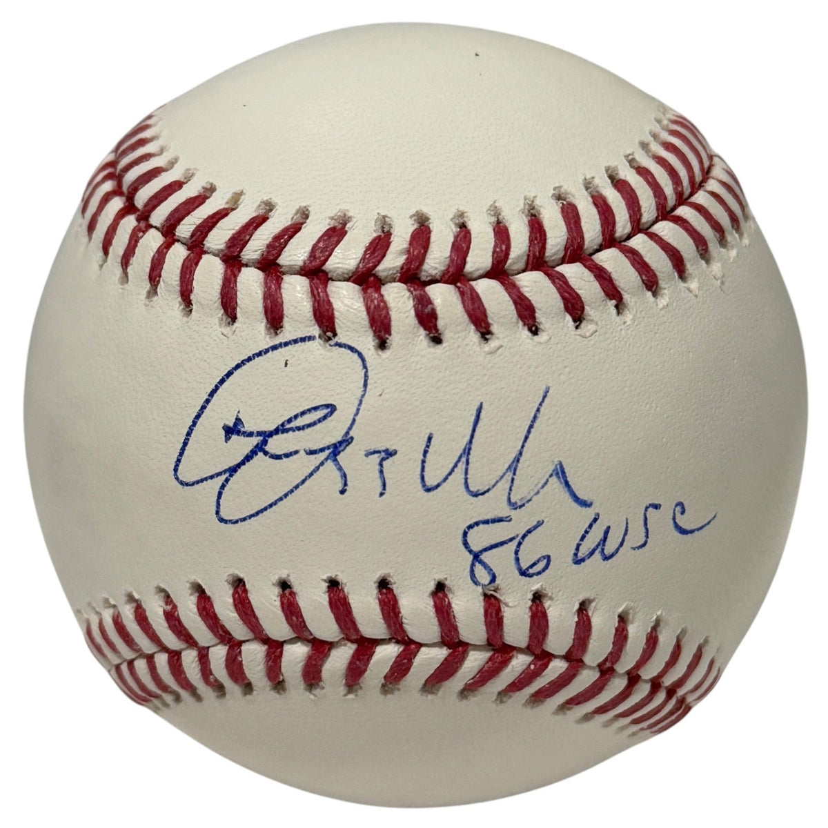 Lee Mazzilli Signed Autographed ROMLB Baseball w/ 86 WSC JSA Witness COA