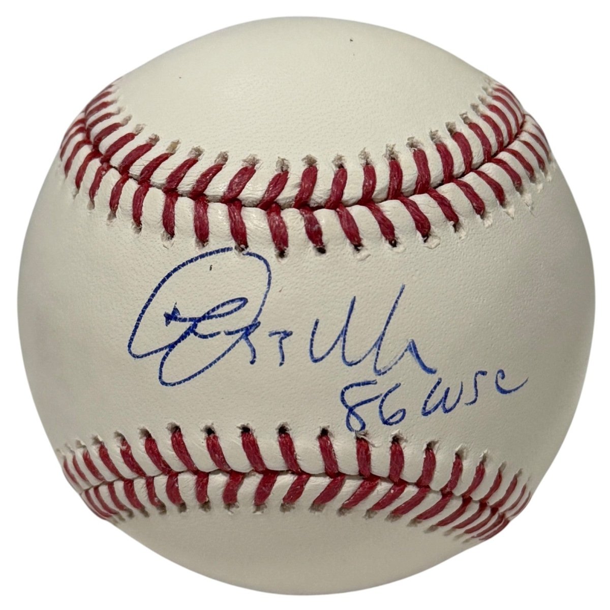 Lee Mazzilli Signed Autographed ROMLB Baseball w/ 86 WSC JSA Witness COA