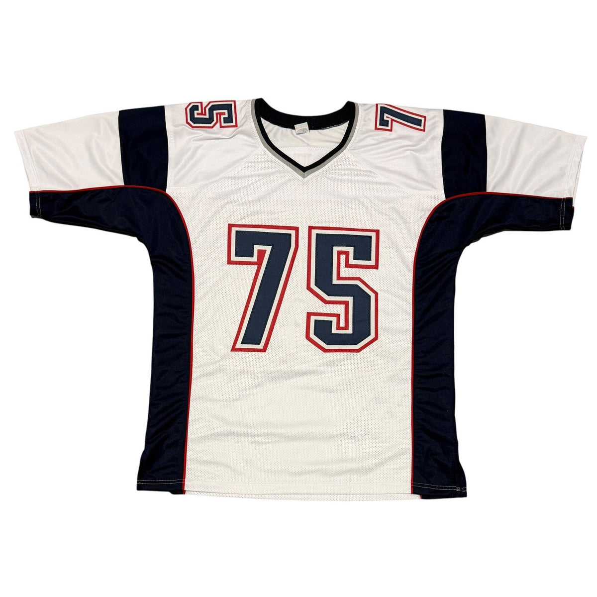 Vince Wilfork Signed Patriots Custom Jersey w/ 2x SB Champ JSA Witness COA