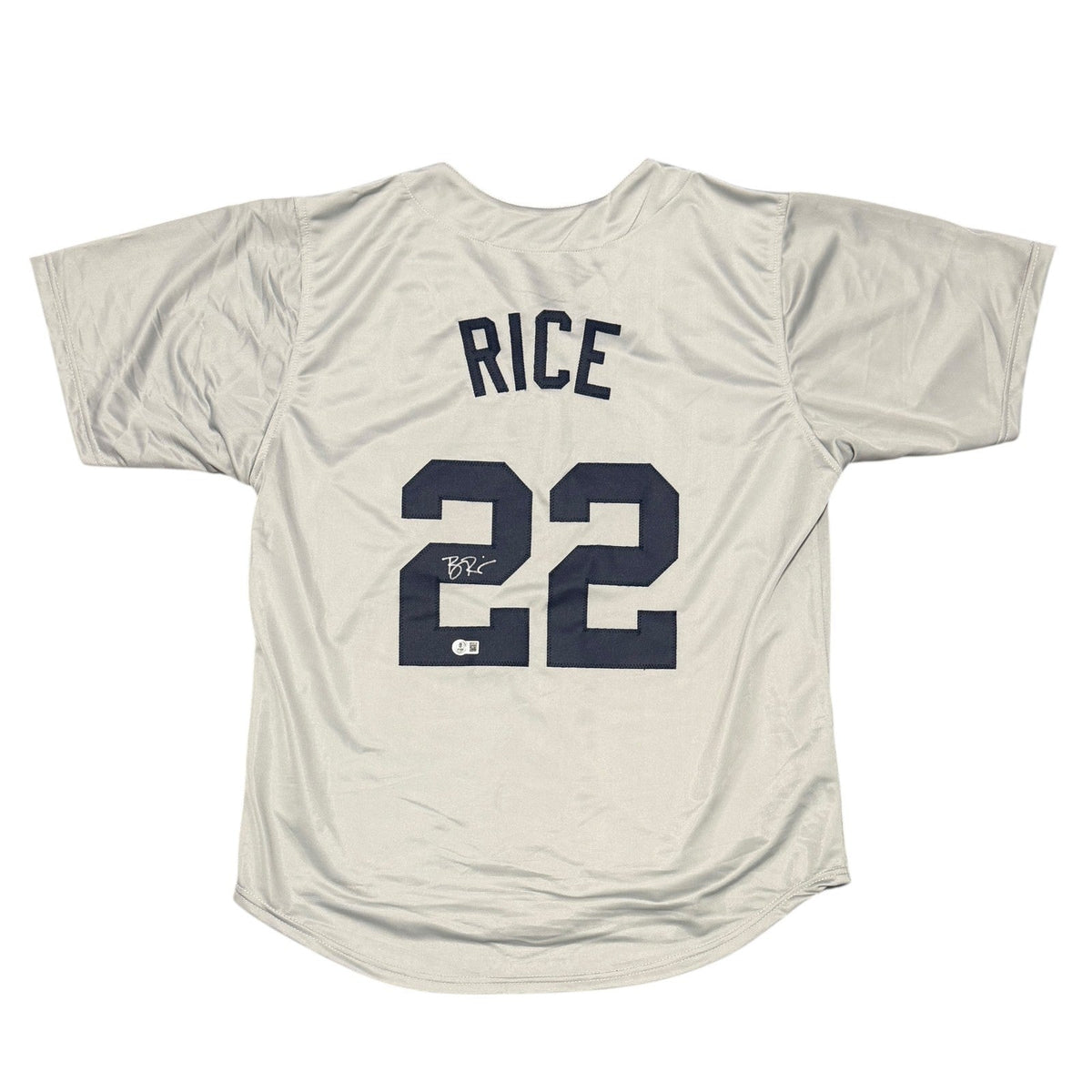 Ben Rice Signed New York Yankees Custom Jersey Beckett Witness BAS COA