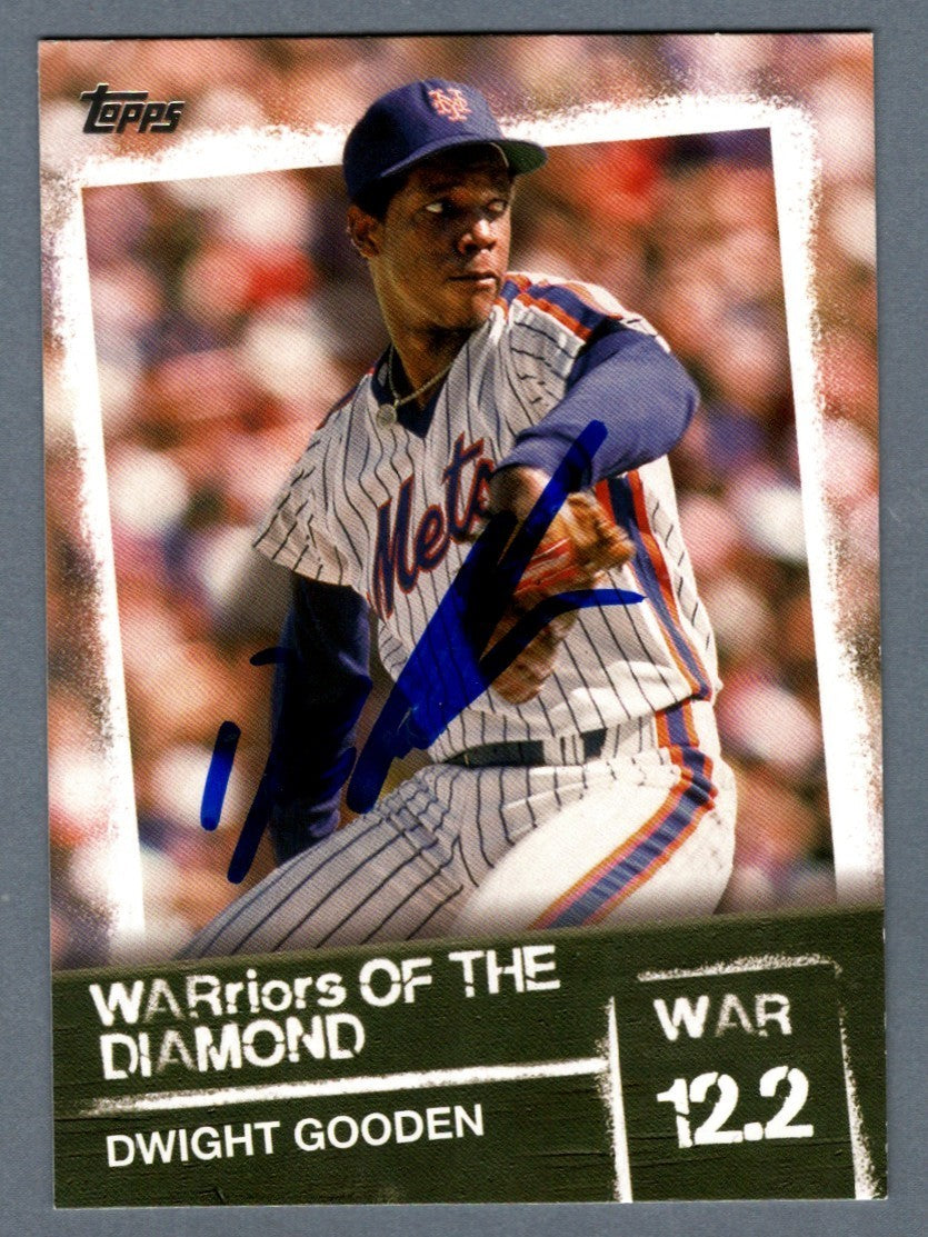 Dwight Doc Gooden Signed 2020 Topps WARriors of the Diamond #WOD-20 LSCM COA