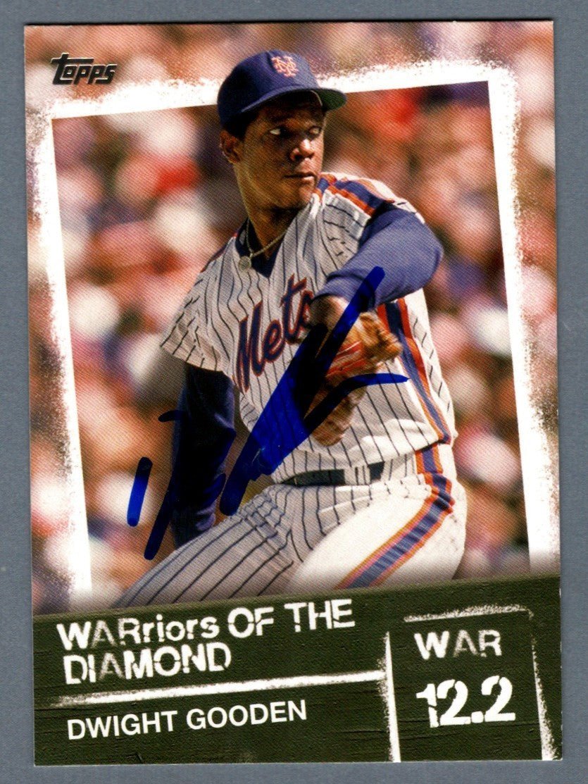 Dwight Doc Gooden Signed 2020 Topps WARriors of the Diamond #WOD-20 LSCM COA
