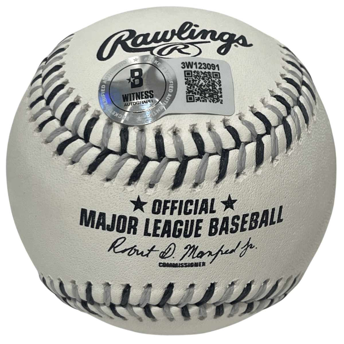 Frank Thomas Signed White Sox Logo ROMLB Baseball w/ HOF 2014 Beckett W BAS COA