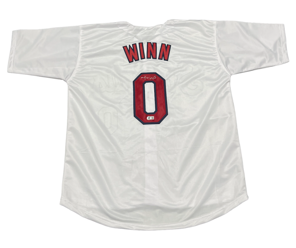 Masyn Winn Signed St Louis Cardinals Custom Jersey Beckett BAS COA
