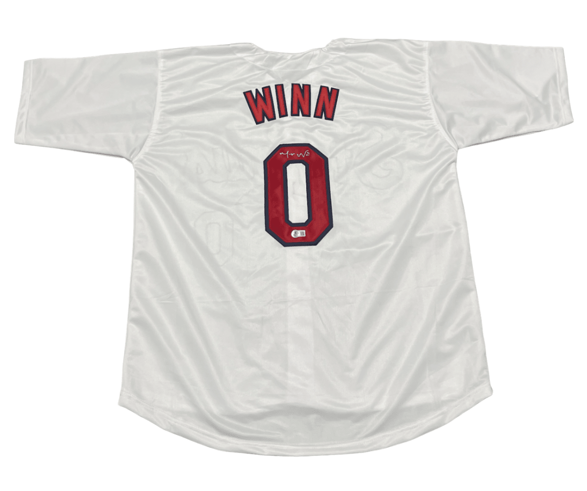 Masyn Winn Signed St Louis Cardinals Custom Jersey Beckett BAS COA