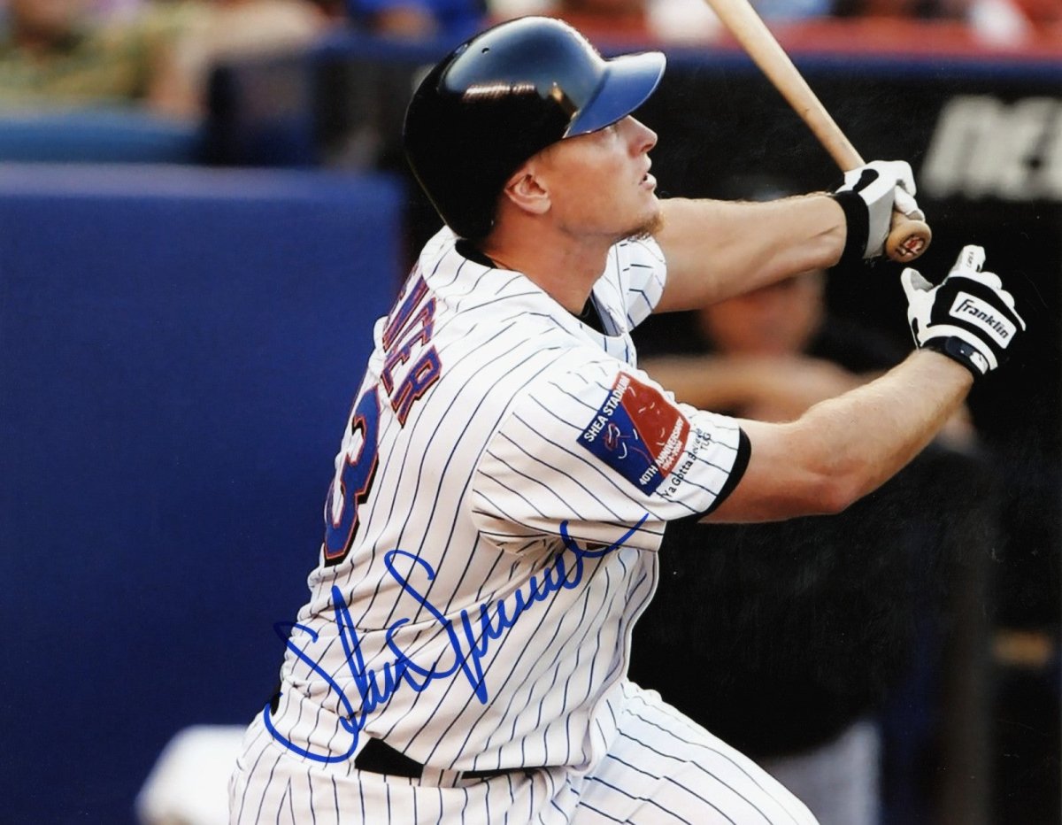 Shane Spencer Signed Autographed New York Mets 8x10 Photo LSCM COA #1