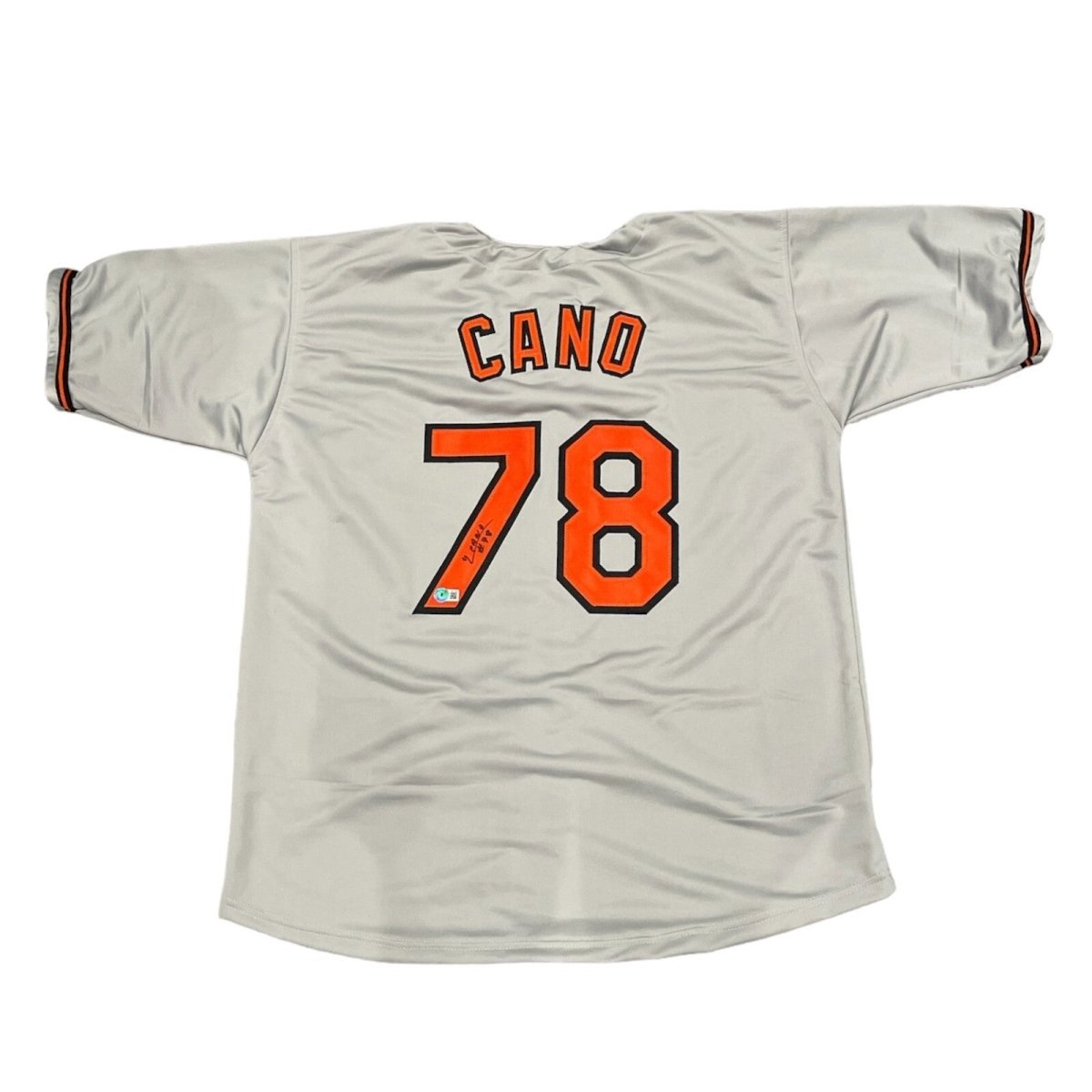 Yennier Cano Signed Baltimore Orioles Custom Jersey Beckett Witness BAS COA