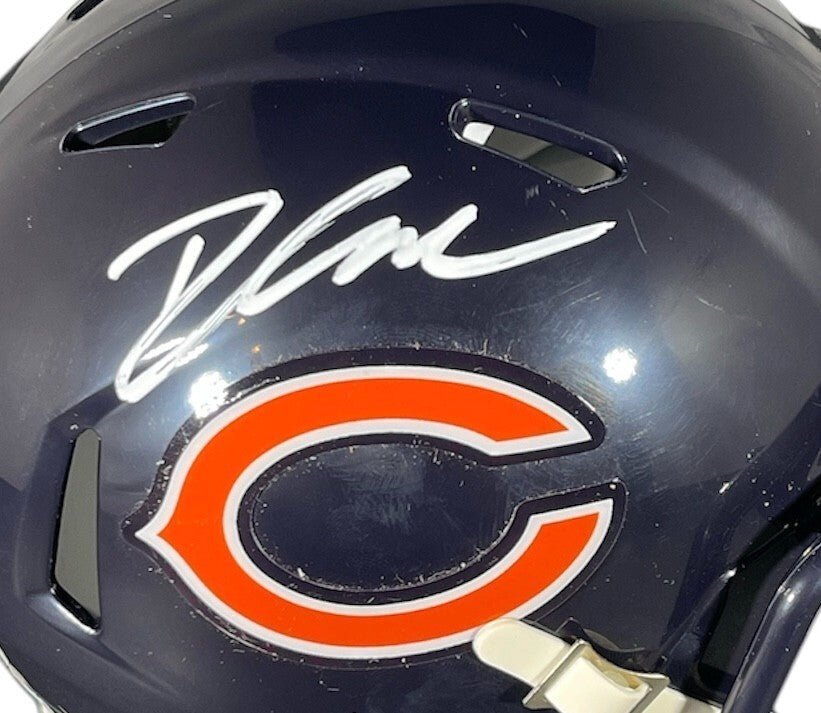 D'Andre Swift Signed Autographed Chicago Bears Mini Helmet JSA WITNESS COA