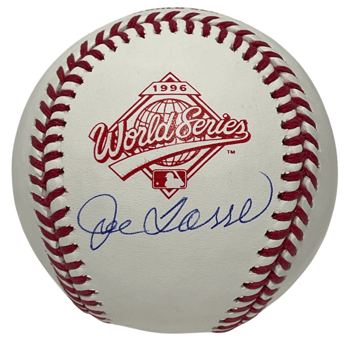 Joe Torre Signed 1996 World Series WS ROMLB Baseball Beckett Witness BAS COA