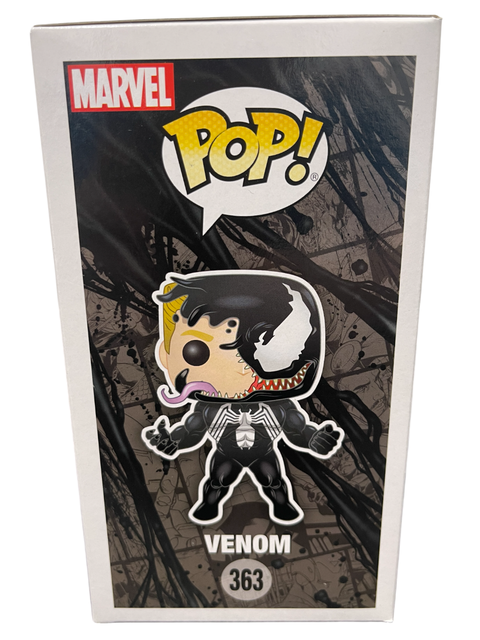 Tom Hardy Signed Venom Funko Pop #363 w/ Sam De La Rosa Sketch BAS &amp; JSA COA B