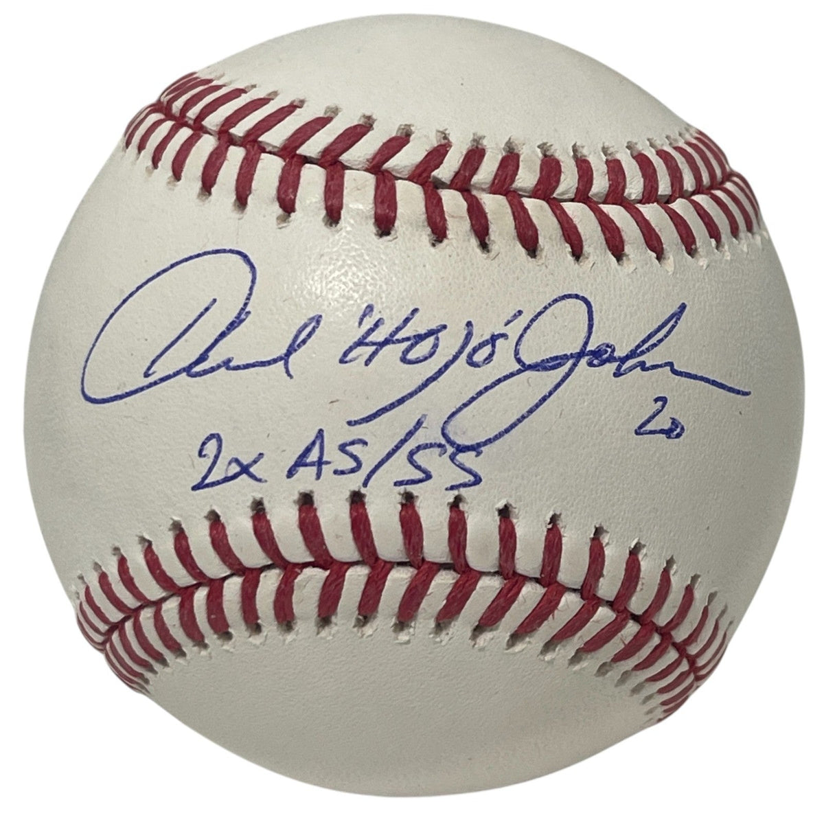 Howard "HOJO" Johnson Signed ROMLB Baseball w/ 2x AS/SS Beckett Witness BAS COA
