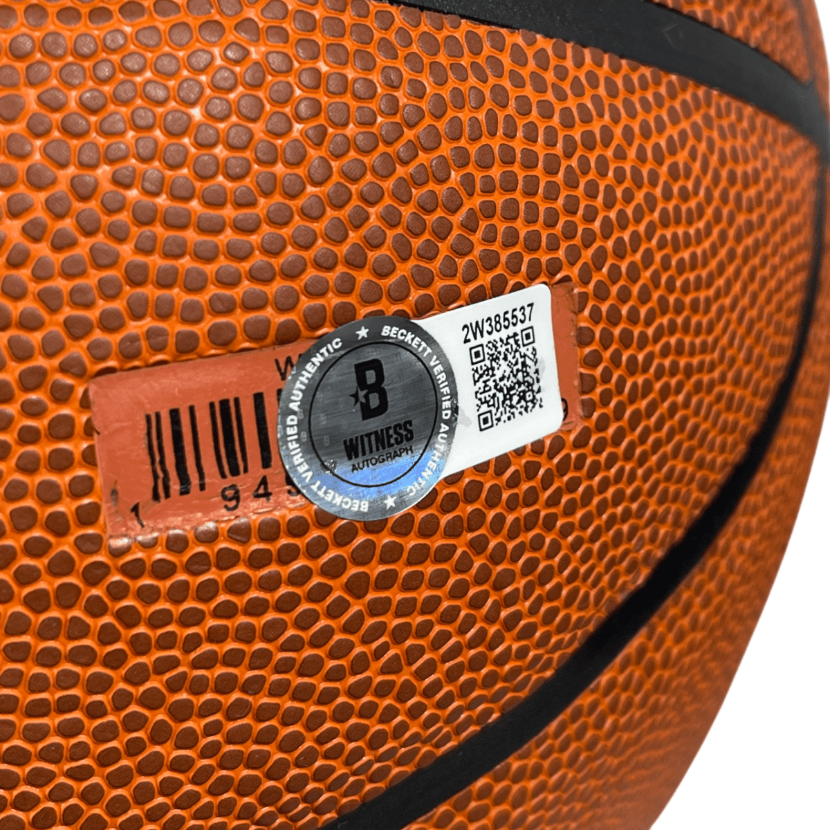 James Worthy Signed Auto LA Lakers Wilson NBA Basketball Beckett Witness BAS COA