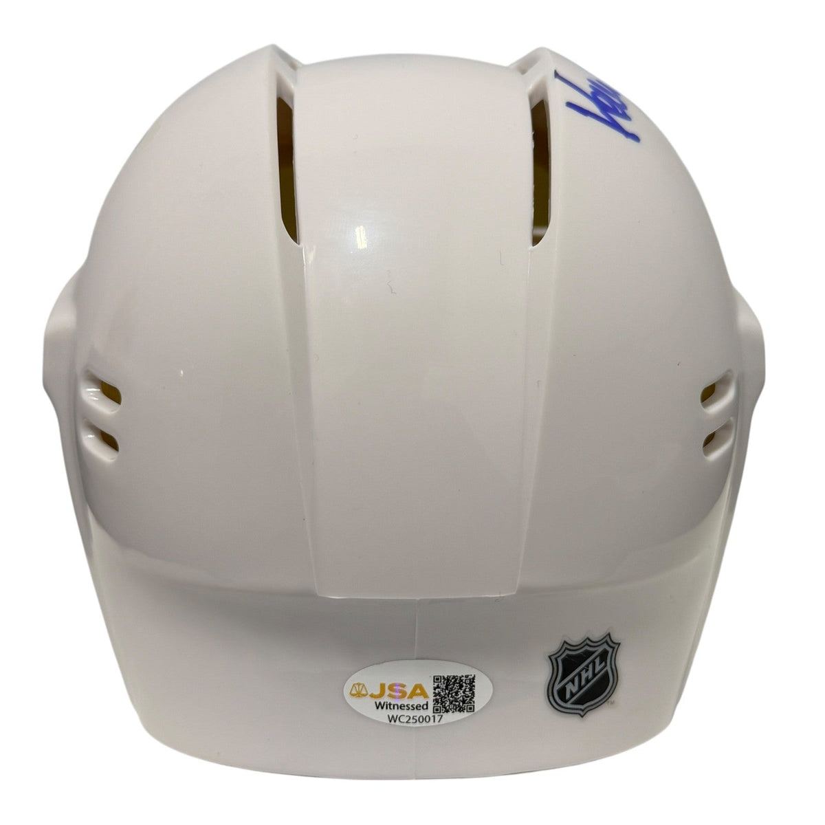 Kevin Stevens Signed New York Rangers Mini Helmet w/ 3x AS JSA Witness COA