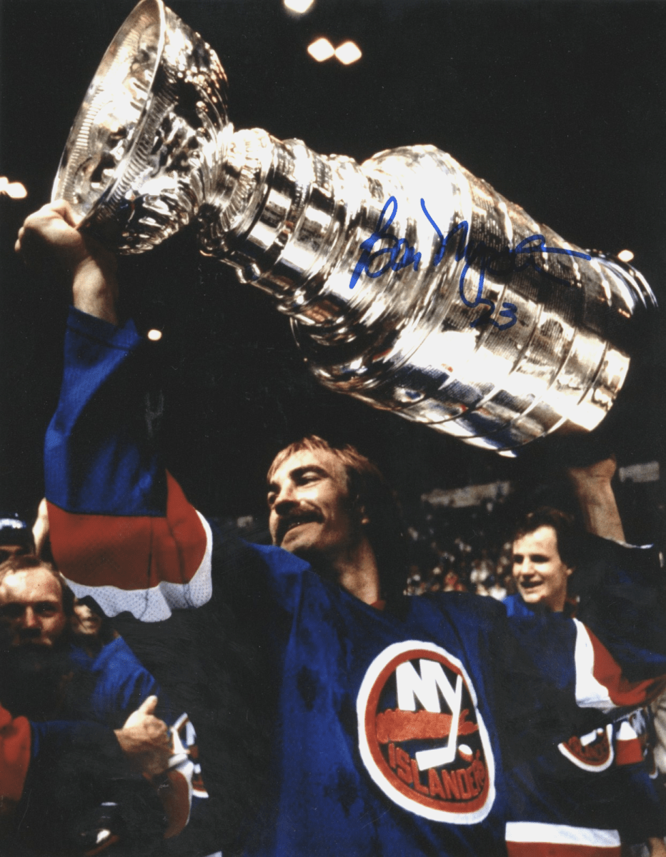 Bobby Nystrom Signed Autographed New York Islanders 8x10 Photo LSCM COA #2