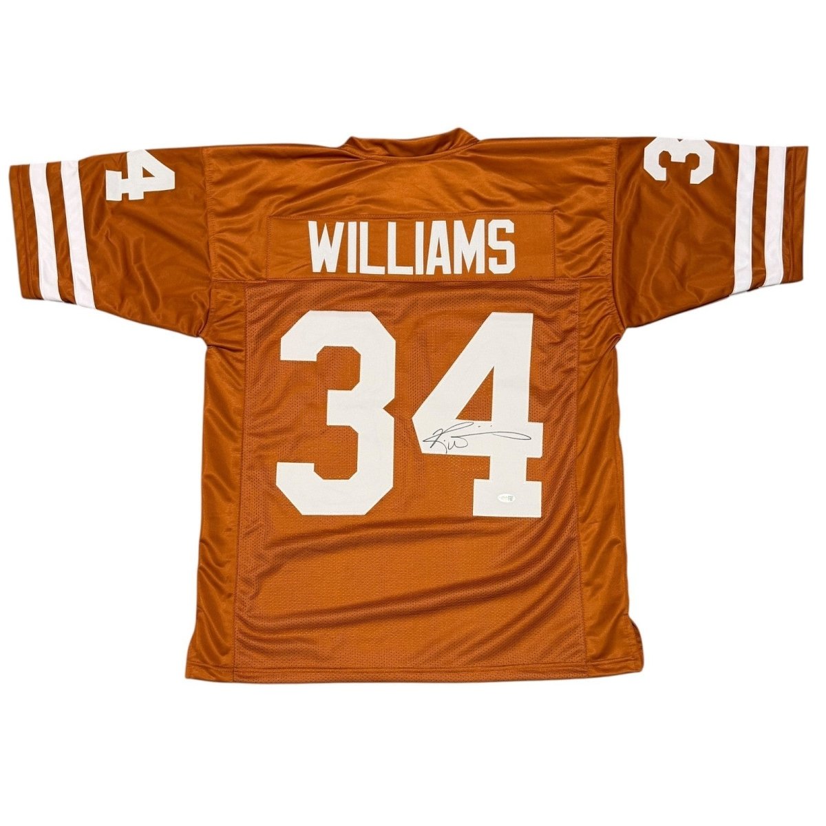 Ricky Williams Signed Texas Longhorns Custom Jersey JSA Witness COA