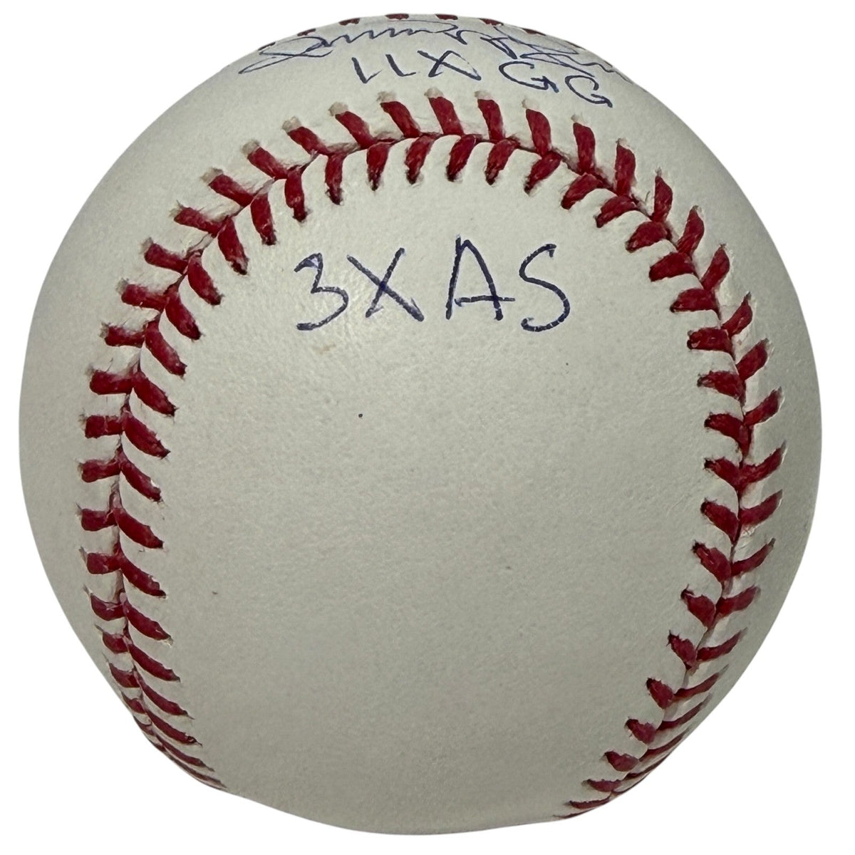 Omar Vizquel Signed Autographed ROMLB Baseball w/ 3x Insc JSA Witness COA