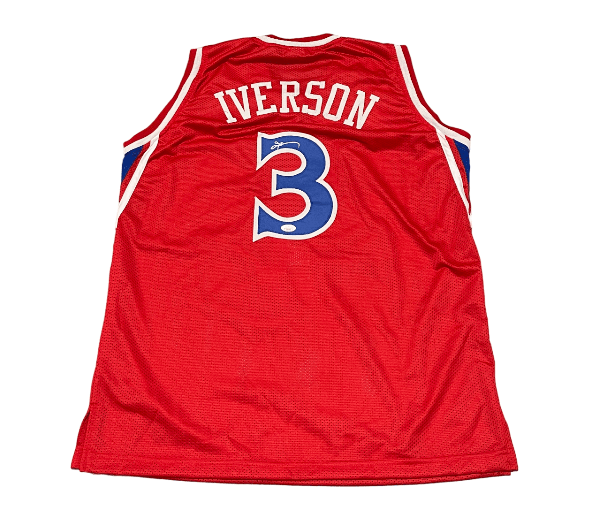 Allen Iverson Signed The Answer Custom Jersey Philadelphia 76ers JSA COA