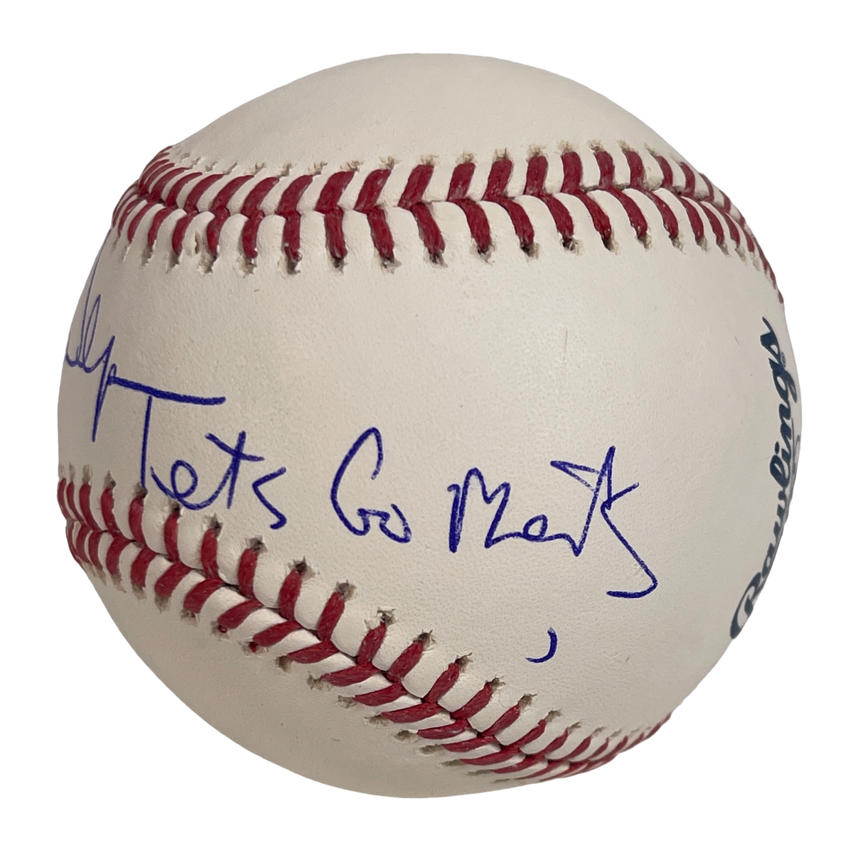 Fred Wilpon Signed Autographed ROMLB Baseball w/ Lets Go Mets JSA COA