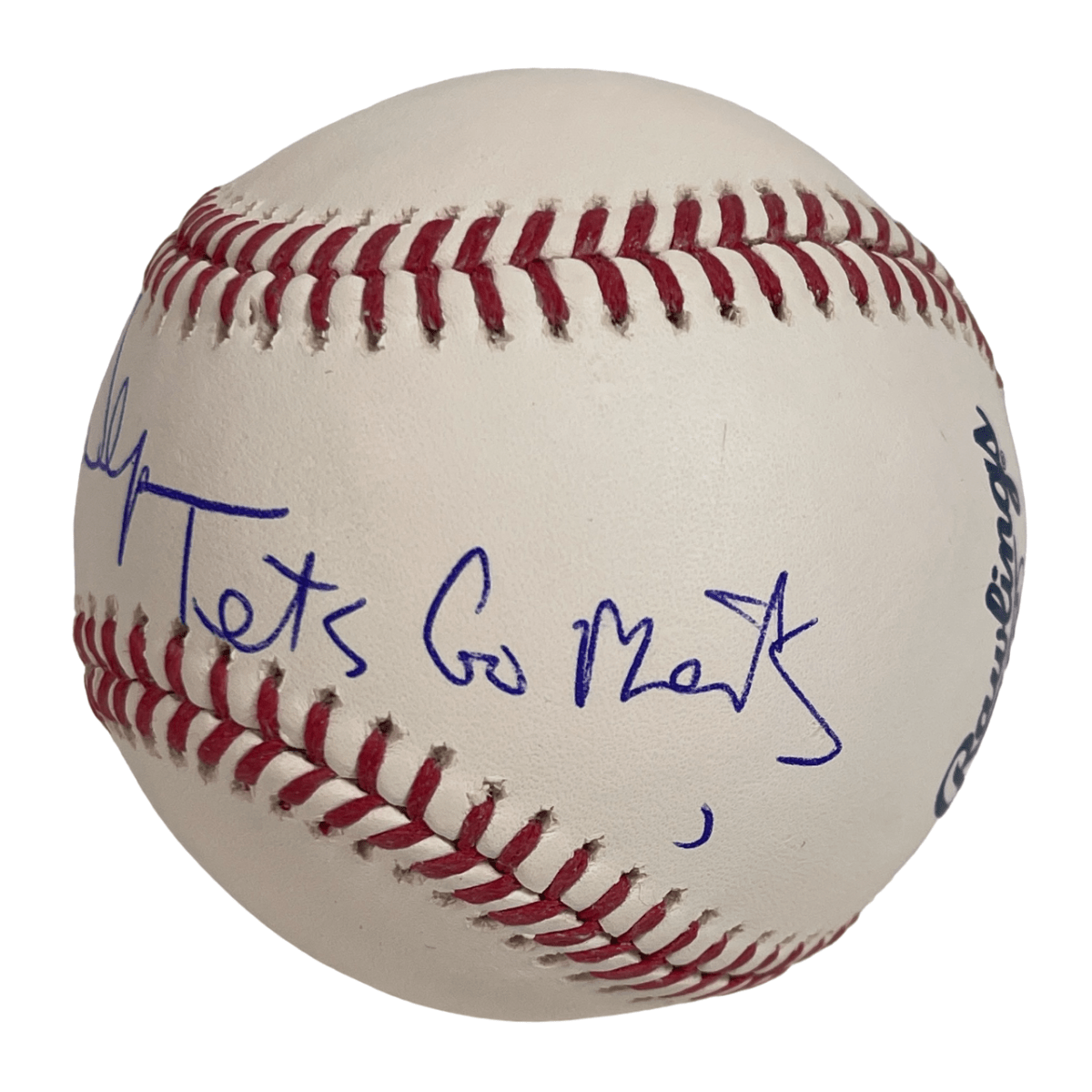 Fred Wilpon Signed Autographed ROMLB Baseball w/ Lets Go Mets JSA COA