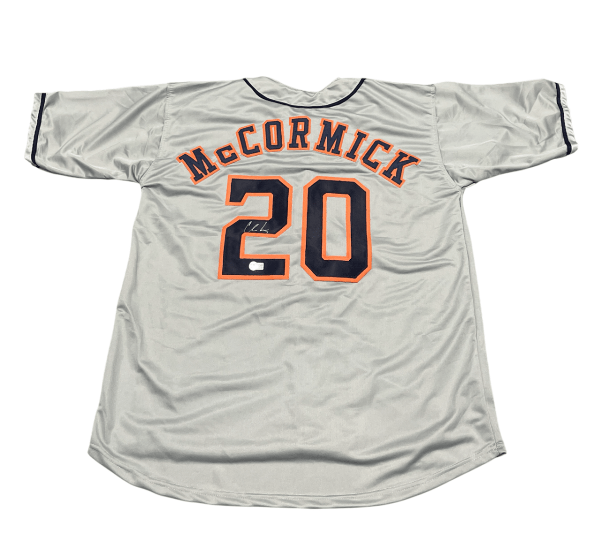 Chas McCormick Signed Houston Astros Custom Jersey Beckett Witness BAS COA