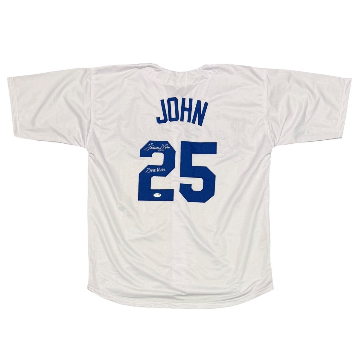 Tommy John Signed Los Angeles Dodgers Custom Jersey w/ 288 Wins JSA Wit. COA