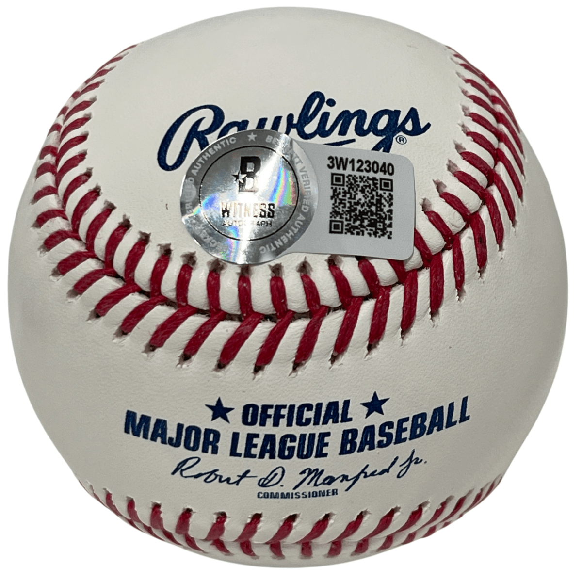 Frank Thomas Signed Autographed ROMLB Baseball Beckett Witness BAS COA