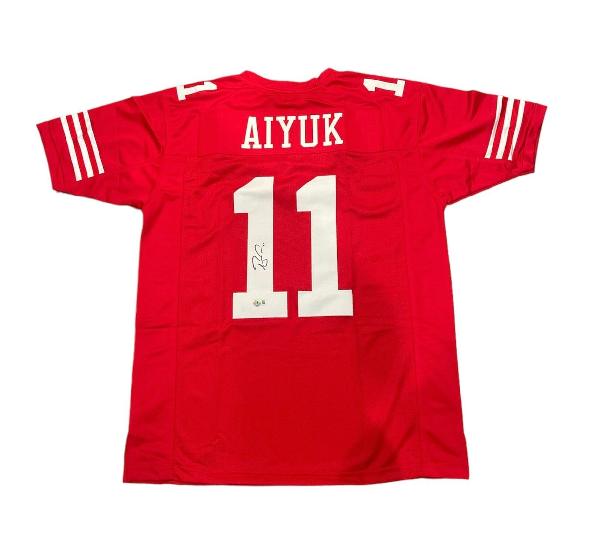 Brandon Aiyuk Signed San Francisco 49ers Custom Jersey Beckett Witness BAS COA
