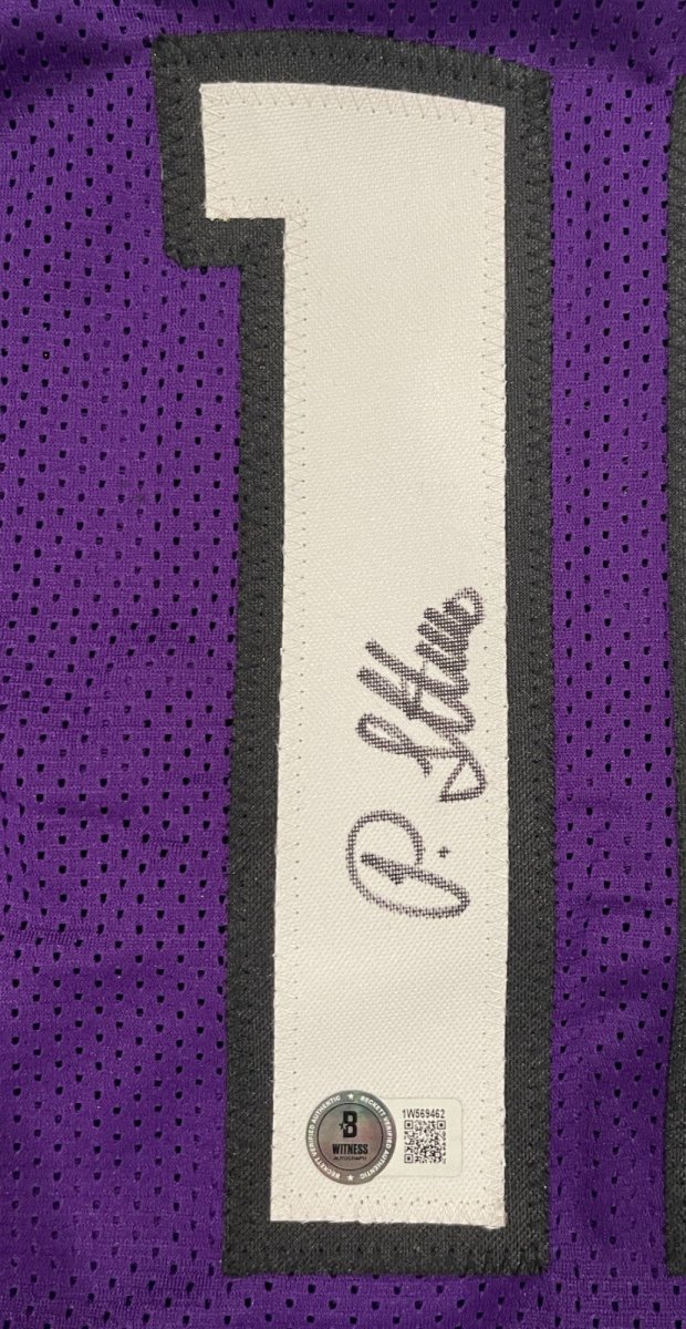 Peja Stojakovic Signed Sacramento Kings Custom Jersey Beckett Witness BAS COA