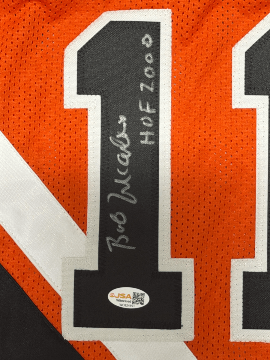 Bob McAdoo Signed Buffalo Braves Custom Jersey w/ HOF 2000 JSA Witness COA