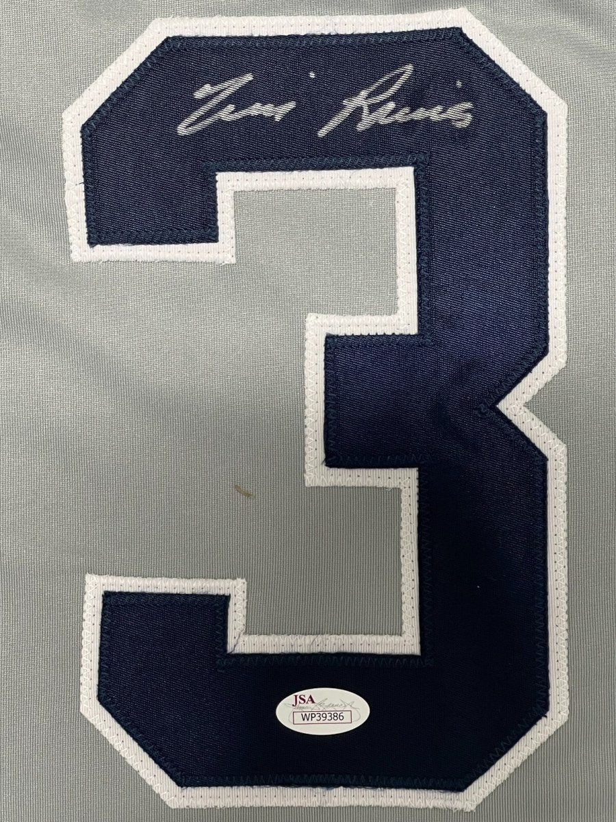 Tim Raines Signed Auto Autographed New York Yankees Jersey JSA COA HOF