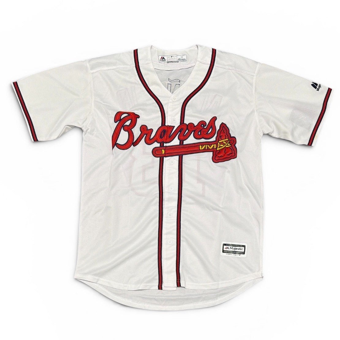 Ronald Acuna Jr Signed Autographed Atlanta Braves Majestic Jersey JSA Wit COA