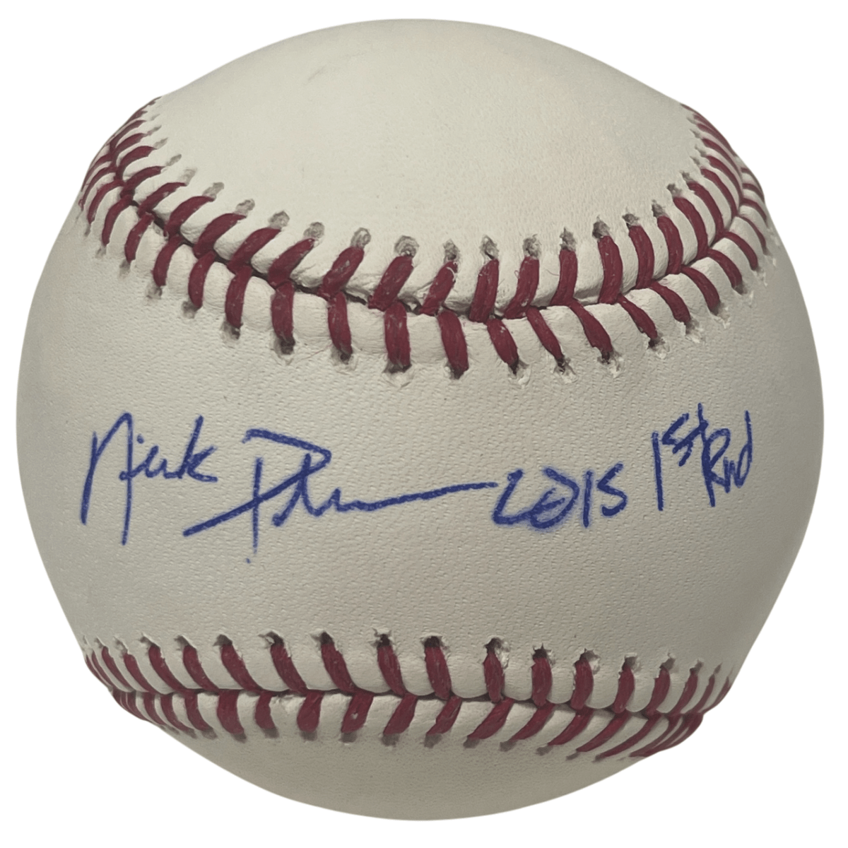 Nick Plummer Signed Autographed ROMLB Baseball w/ 1st Rd Insc Cardinals LSCM COA