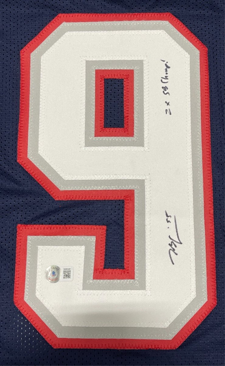 Tully Banta-Cain Signed Patriots Custom Jersey w/ 2x SB Champ Beckett W BAS COA