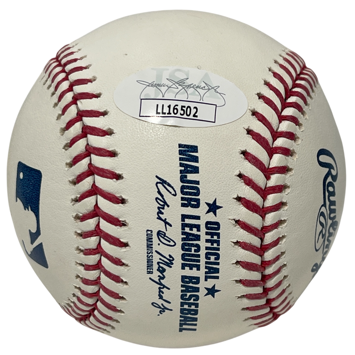 Anthony Michael Hall Signed Rawlings ROMLB Baseball JSA COA Whitey Ford B