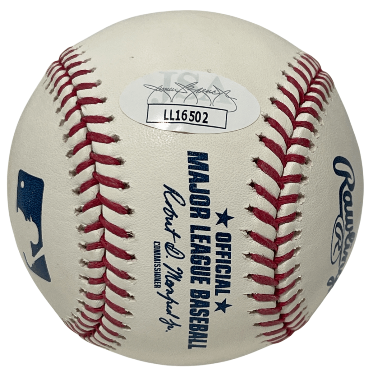 Anthony Michael Hall Signed Rawlings ROMLB Baseball JSA COA Whitey Ford B