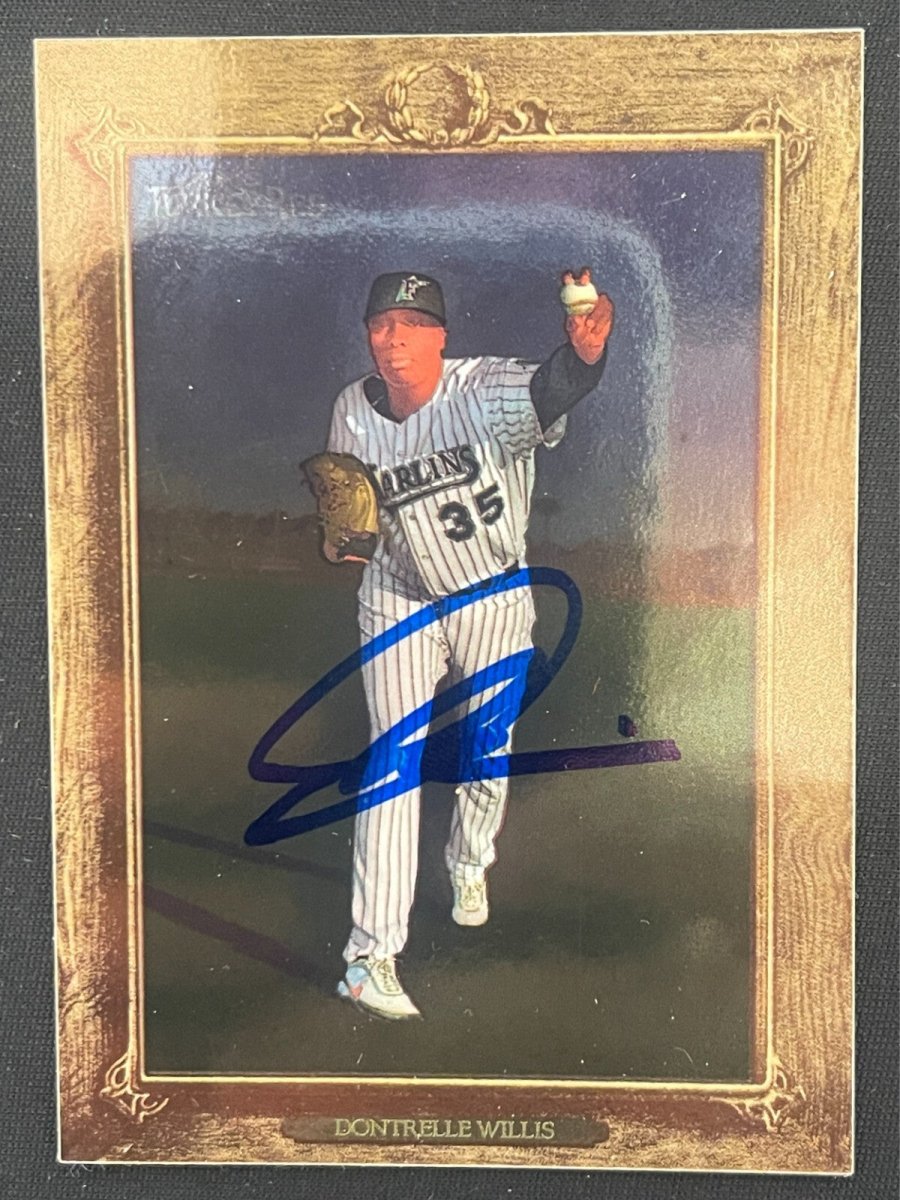 Dontrelle Willis Signed 2007 Topps Turkey Red #2 Chrome /1999 LSCM COA Marlins