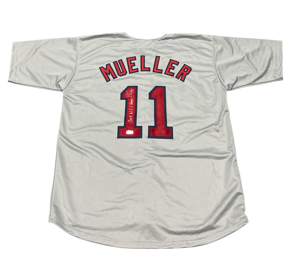 Bill Mueller Signed Boston Red Sox Custom Jersey 2004 WS Champs Beckett BAS COA