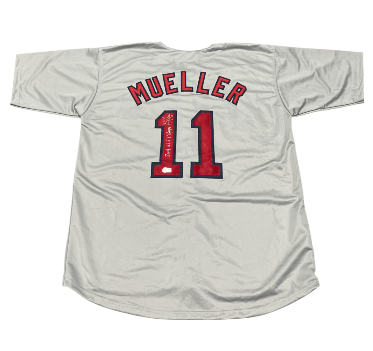 Bill Mueller Signed Boston Red Sox Custom Jersey 2004 WS Champs Beckett BAS COA