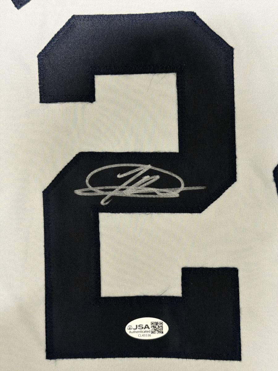 Jasson Dominguez Signed Autographed New York Yankees Custom Jersey JSA COA