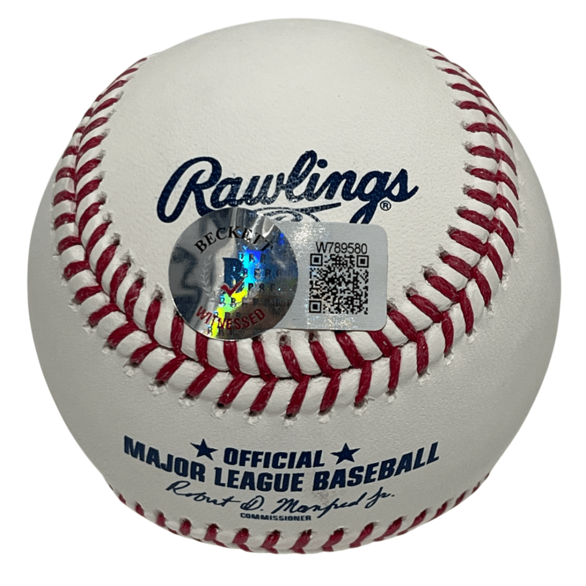 Kevin Parada Signed ROMLB Baseball w/ LFGM! Beckett Witness BAS COA NY Mets