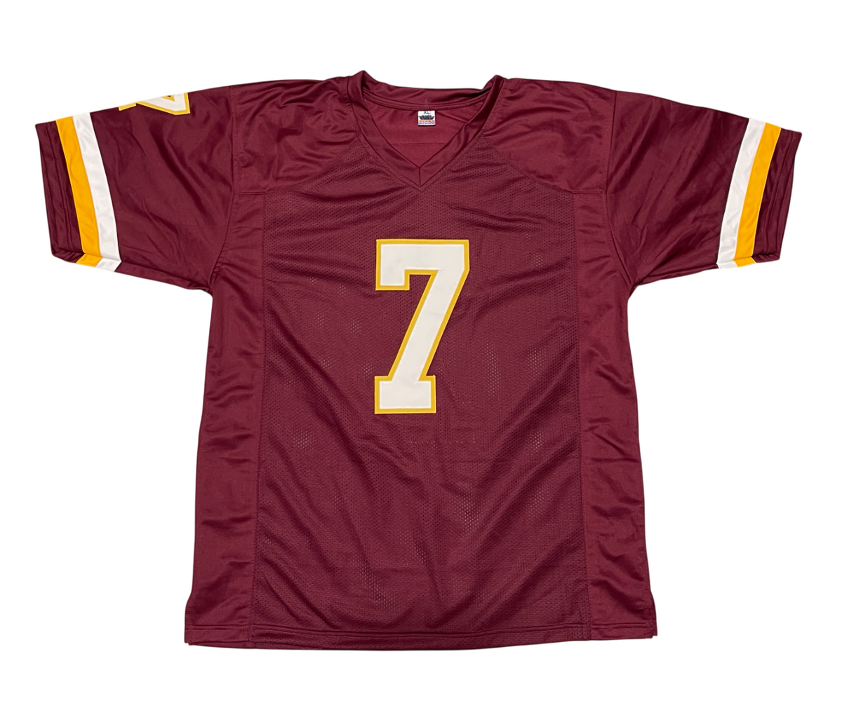Joe Theismann Signed Washington Custom Jersey w/ 1983 NFL MVP Beckett W BAS COA