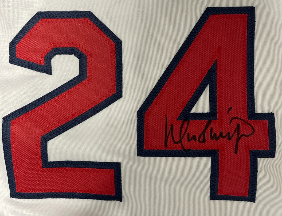 Ramirez Ortiz Lowell Pearce Signed Red Sox WS MVP Custom Jersey Beckett BAS COA