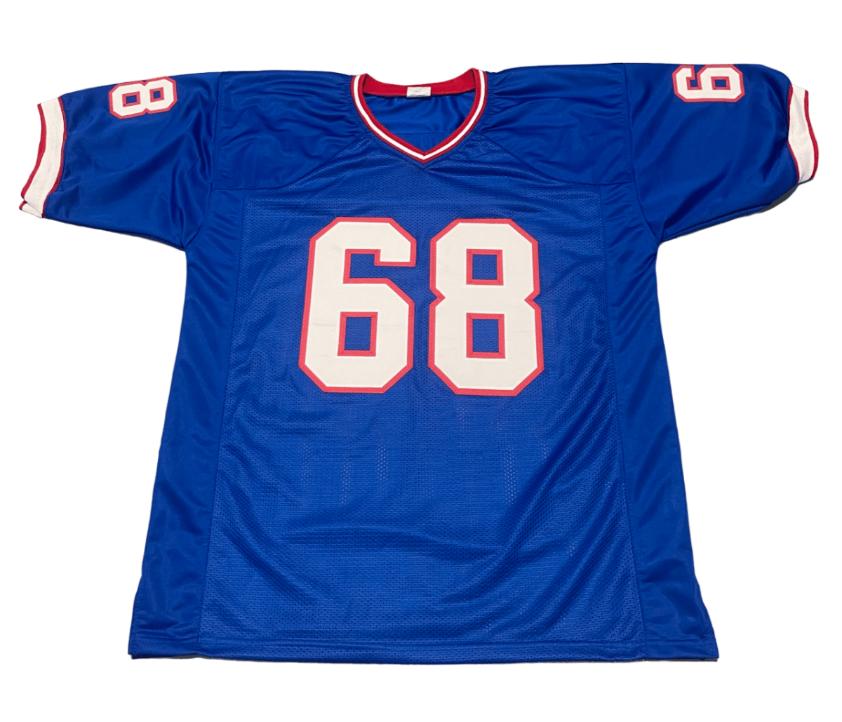 Joe DeLamielleure Signed Buffalo Bills Custom Jersey w/ HOF 03 Beckett W BAS COA