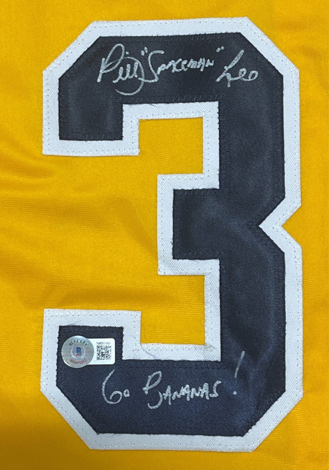 Bill Lee Signed Savannah Bananas Custom Jersey w/ Go Bananas Beckett W BAS COA