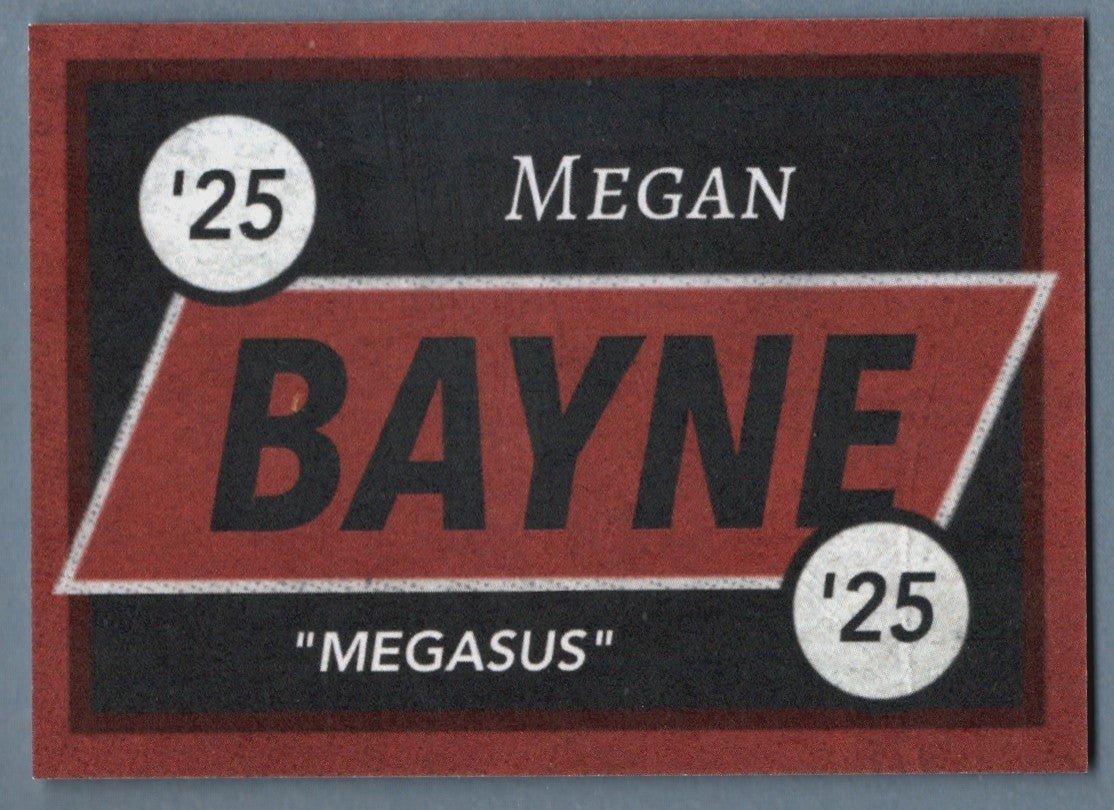 Megan Bayne AEW Signed Autographed Custom Card Auto LSCM COA