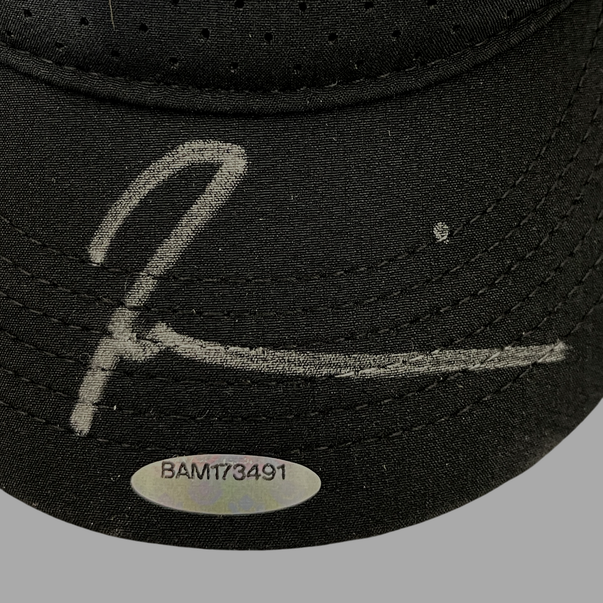 Naomi Osaka Signed Autographed Nike Black Visor Hat Upper Deck UDA COA Tennis