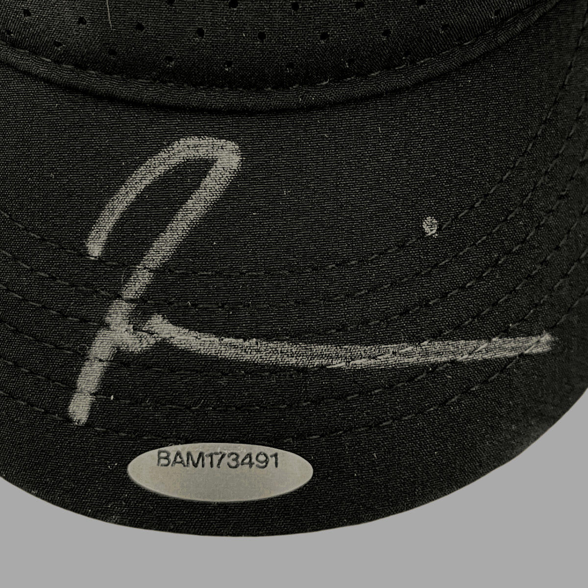 Naomi Osaka Signed Autographed Nike Black Visor Hat Upper Deck UDA COA Tennis